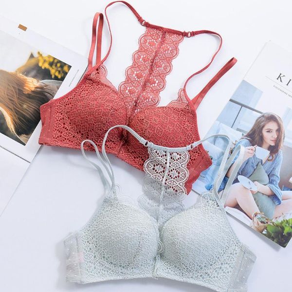 roseheart women fashion black red gray wireless bras padded bras female lace back bralette cup a b lingerie1, Red;black
roseheart women fashion black red gray wireless bras padded bras female lace back bralette cup a b lingerie1, Red;black