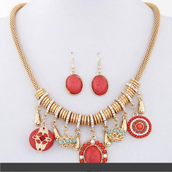 designe jewelry sets for women bohimian ethnic us waterdrop necklace earrings fashion of shipping, Silver
designe jewelry sets for women bohimian ethnic us waterdrop necklace earrings fashion of shipping, Silver
