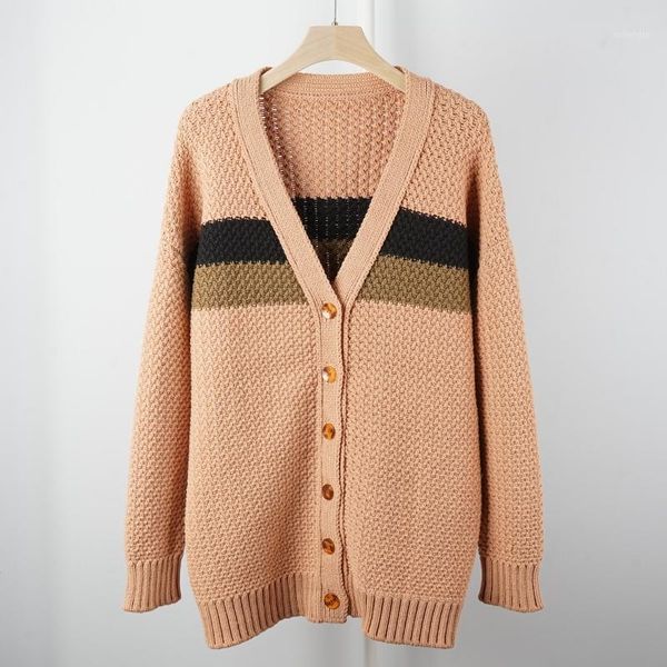 retro woven earth color loose silhouette knitted cardigan women1, White
retro woven earth color loose silhouette knitted cardigan women1, White