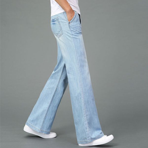brim men's 2020-20 thin micro flare straight jeans wide legs loose pants longer size 27-33 34 2mbn, Blue
brim men's 2020-20 thin micro flare straight jeans wide legs loose pants longer size 27-33 34 2mbn, Blue