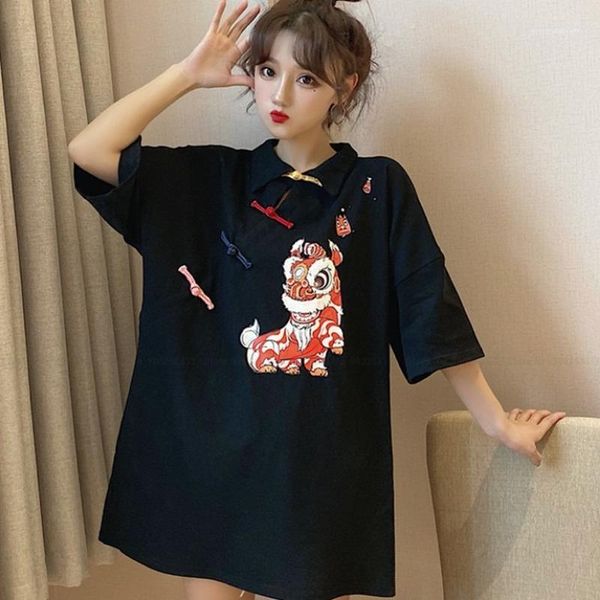 ethnic clothing women retro japanese harajuku style tang suit qipao dress t-shirt chinese fashion casual cheongsam blouse streetwear1, Red
ethnic clothing women retro japanese harajuku style tang suit qipao dress t-shirt chinese fashion casual cheongsam blouse streetwear1, Red