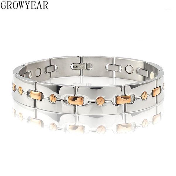magnetic far infrared health energy bracelet germanium bio magnetic 4 in 1 therapy bracelet tool nickle power1, Golden;silver
magnetic far infrared health energy bracelet germanium bio magnetic 4 in 1 therapy bracelet tool nickle power1, Golden;silver