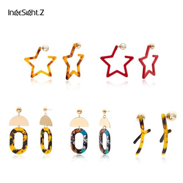 ingesight.z tortoise leopard acrylic acetic acid drop earrings statement geometric star resin dangle earrings for women jewelry, Silver
ingesight.z tortoise leopard acrylic acetic acid drop earrings statement geometric star resin dangle earrings for women jewelry, Silver
