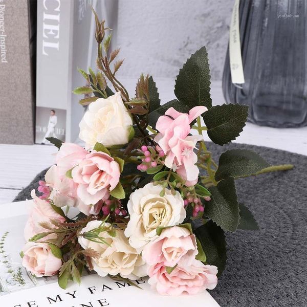 decorative flowers & wreaths beautiful rose artificial silk bouquet home party spring wedding decoration decor fake flower accessories1
decorative flowers & wreaths beautiful rose artificial silk bouquet home party spring wedding decoration decor fake flower accessories1