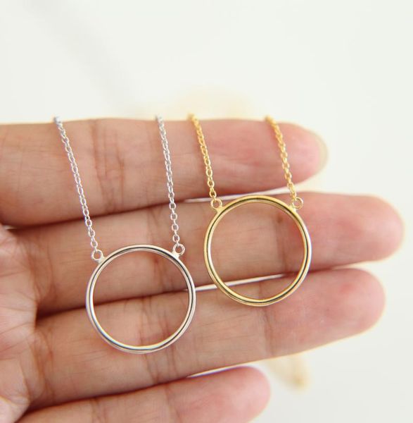chains 20mm big circle pendant necklace simple design gold silver color 925 sterling necklaces jewelry for women
chains 20mm big circle pendant necklace simple design gold silver color 925 sterling necklaces jewelry for women