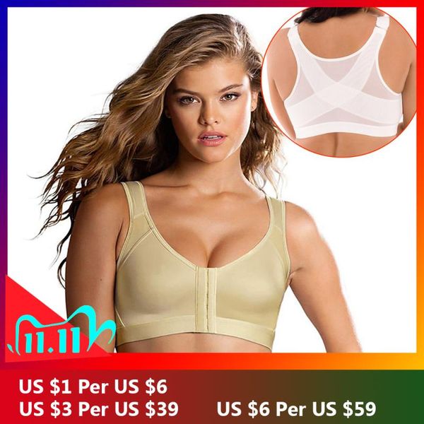 bras bl women bra posture corrector lift up shockproof fitness vest support underwear cross back corset woman lingerie, Red;black
bras bl women bra posture corrector lift up shockproof fitness vest support underwear cross back corset woman lingerie, Red;black