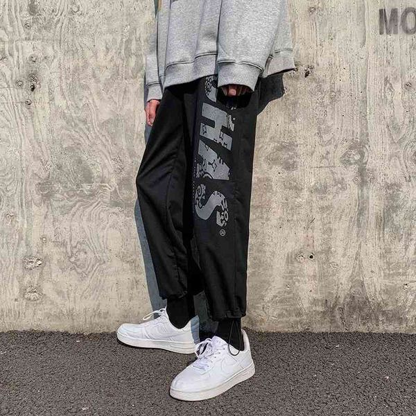 slacks sport pants men'pants loose nine point guard men's style youth wear large letter leggings ins fashion spring and autumn, Black
slacks sport pants men'pants loose nine point guard men's style youth wear large letter leggings ins fashion spring and autumn, Black