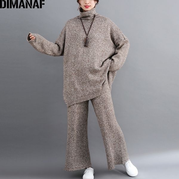 dimanaf plus size women sets winter vintage knitting suit big size lady loose long pants sweater turtleneck female clothes y200110, White
dimanaf plus size women sets winter vintage knitting suit big size lady loose long pants sweater turtleneck female clothes y200110, White