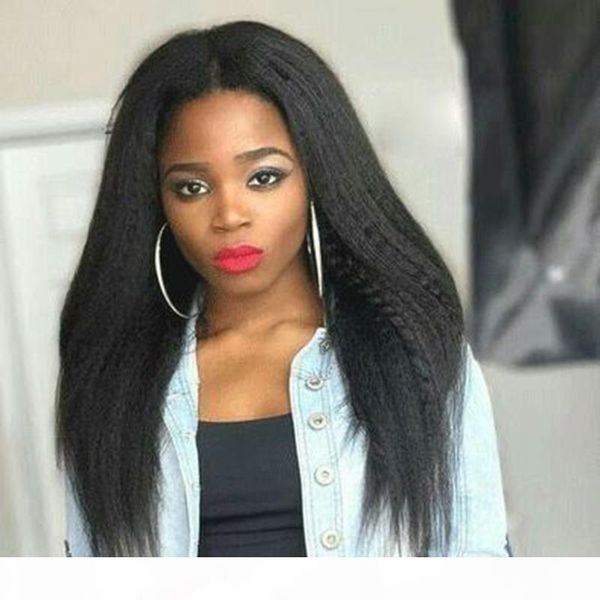 human hair upart wigs kinky straight brazilian virgin hair unprocessed italian yaki kinky straight u part wig for black women, Black;brown
human hair upart wigs kinky straight brazilian virgin hair unprocessed italian yaki kinky straight u part wig for black women, Black;brown