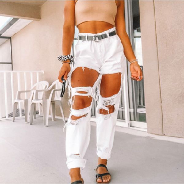 women's street wear big ripped baggy jeans cargo pants fashion white washed classic hole casual vintage wide leg denim trousers y1214, Blue
women's street wear big ripped baggy jeans cargo pants fashion white washed classic hole casual vintage wide leg denim trousers y1214, Blue