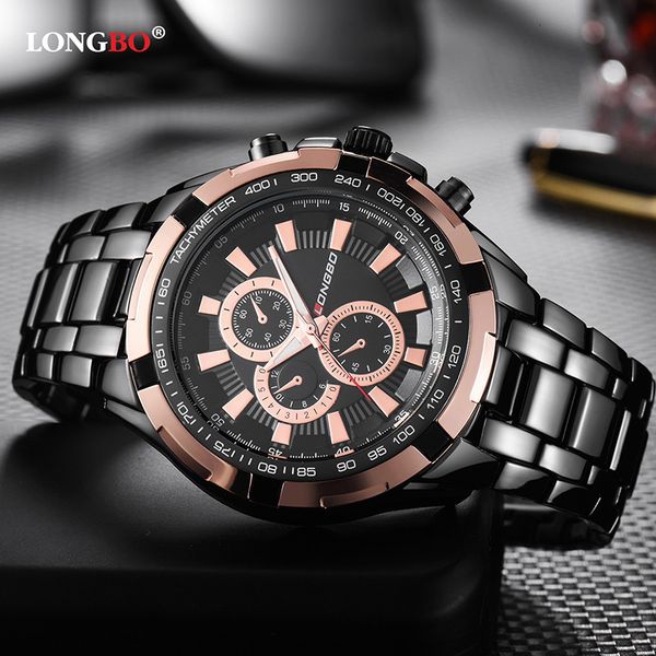 longbo men quartz watches fashion stainless steel band man sports watch business male wristwatches reloj masculino hombre 80385, Slivery;brown
longbo men quartz watches fashion stainless steel band man sports watch business male wristwatches reloj masculino hombre 80385, Slivery;brown