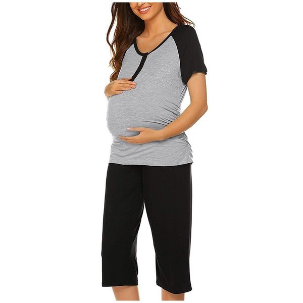 maternity sleepwear pajamas clothes summer 2020 women maternity short sleeve fast delivery of products maternity clothe lj201120, White
maternity sleepwear pajamas clothes summer 2020 women maternity short sleeve fast delivery of products maternity clothe lj201120, White