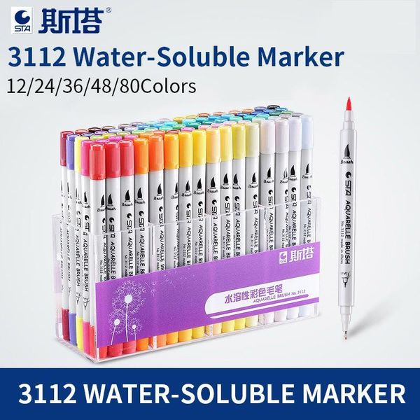 gift sets sta 12/36/48/80colors set water-soluble marker pens fine/tip water based ink art pen for drawing supplies1
gift sets sta 12/36/48/80colors set water-soluble marker pens fine/tip water based ink art pen for drawing supplies1