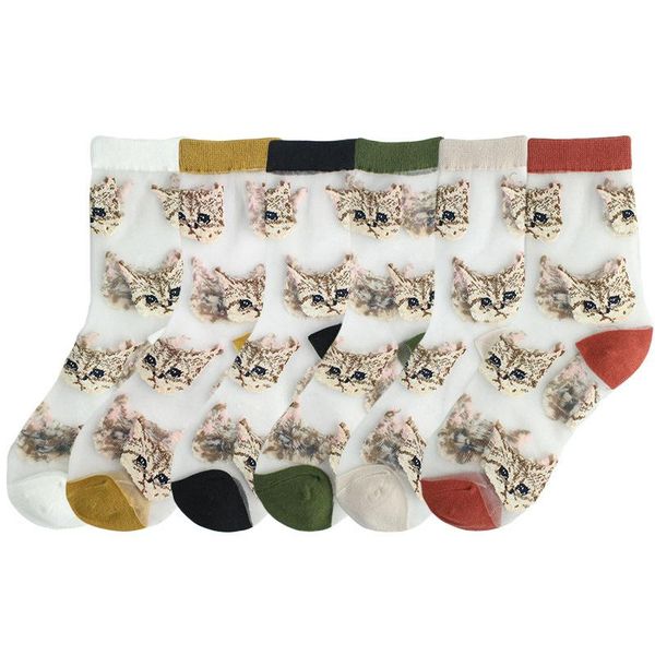 socks & hosiery 1 pair of lovely cat women's glass stockings summer transparent, comfortable, breathable and antiskid, Black;white
socks & hosiery 1 pair of lovely cat women's glass stockings summer transparent, comfortable, breathable and antiskid, Black;white