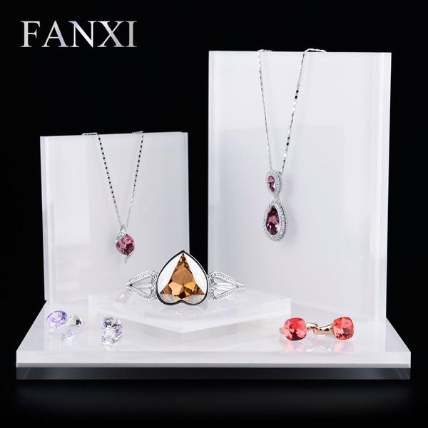 fanxi 4pcs/set acrylic jewelry display stand set for ring earring necklace bracelet exhibitor holder jewelry organizer showcase, Pink;blue
fanxi 4pcs/set acrylic jewelry display stand set for ring earring necklace bracelet exhibitor holder jewelry organizer showcase, Pink;blue