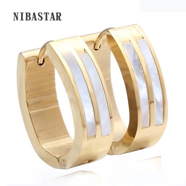 fashion ladies stainless steel hoop earring round-shape brilliant shell hoop earrings for women jewelry, Golden;silver
fashion ladies stainless steel hoop earring round-shape brilliant shell hoop earrings for women jewelry, Golden;silver