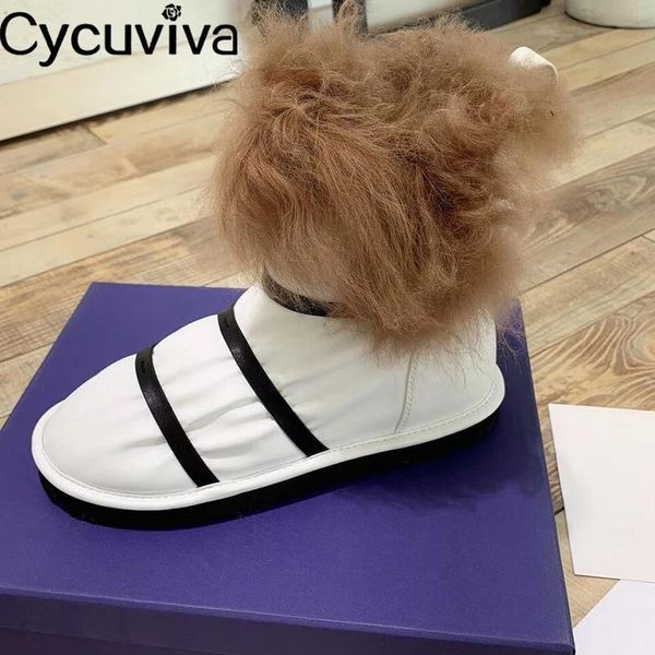 strip wool snow boots women classic round toe flat winter shoes woman slip on short boots runway warm down botas mujer, Black
strip wool snow boots women classic round toe flat winter shoes woman slip on short boots runway warm down botas mujer, Black