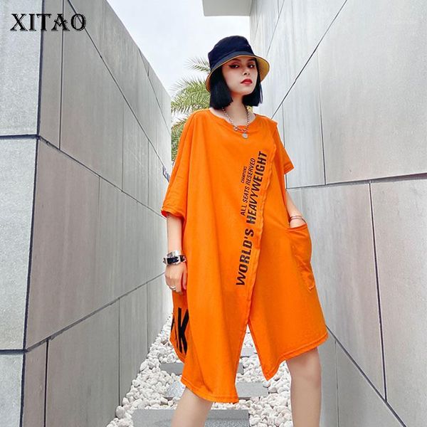 xitao tide brand plus size irregular short-sleeved t shirt fashion loose mid-length letter printed women streetwear dmy49191, White
xitao tide brand plus size irregular short-sleeved t shirt fashion loose mid-length letter printed women streetwear dmy49191, White