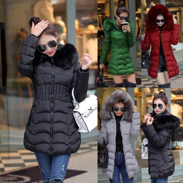 fashion winter female jacket hooded casual warm women down jacket long sleeve solid color manteau femme hiver#g30, Black;brown
fashion winter female jacket hooded casual warm women down jacket long sleeve solid color manteau femme hiver#g30, Black;brown