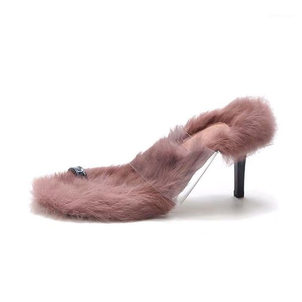 slippers plush women's spring 2021 wear all kinds of transparent set toe sandals girls' stiletto high heels1, Black
slippers plush women's spring 2021 wear all kinds of transparent set toe sandals girls' stiletto high heels1, Black