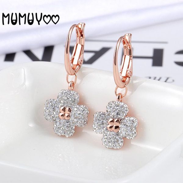 [ high-quality, simple, sweet and romantic four-leaf clover women's earrings earrings, Golden;silver
[ high-quality, simple, sweet and romantic four-leaf clover women's earrings earrings, Golden;silver
