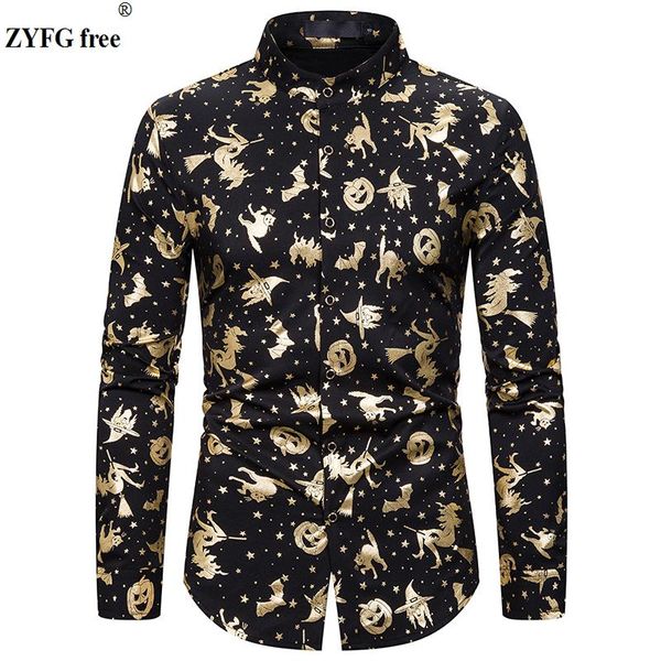 men's casual shirts plus size men long sleeve shirt mens cartoon pattern printing stand neck bronzing print design for 3 colors, White;black
men's casual shirts plus size men long sleeve shirt mens cartoon pattern printing stand neck bronzing print design for 3 colors, White;black