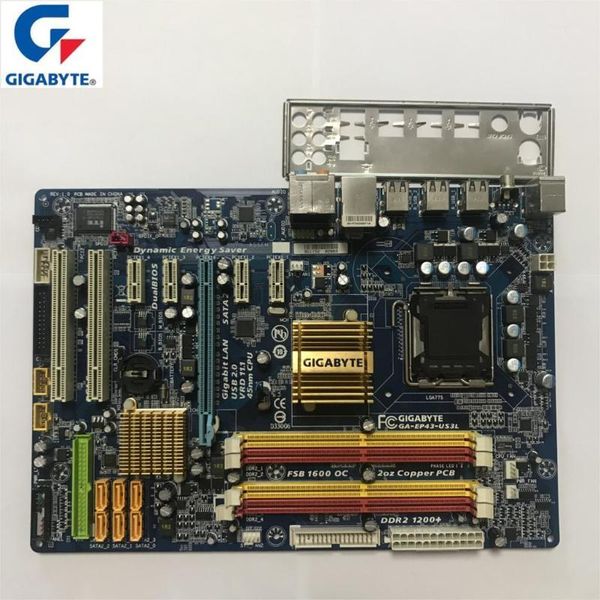 used gigabyt ga-ep43-us3l original motherboard lga 775 ddr2 deskcomputer mainboard 16gb ep43-us3l ep43 us3l boards p43 used1
used gigabyt ga-ep43-us3l original motherboard lga 775 ddr2 deskcomputer mainboard 16gb ep43-us3l ep43 us3l boards p43 used1