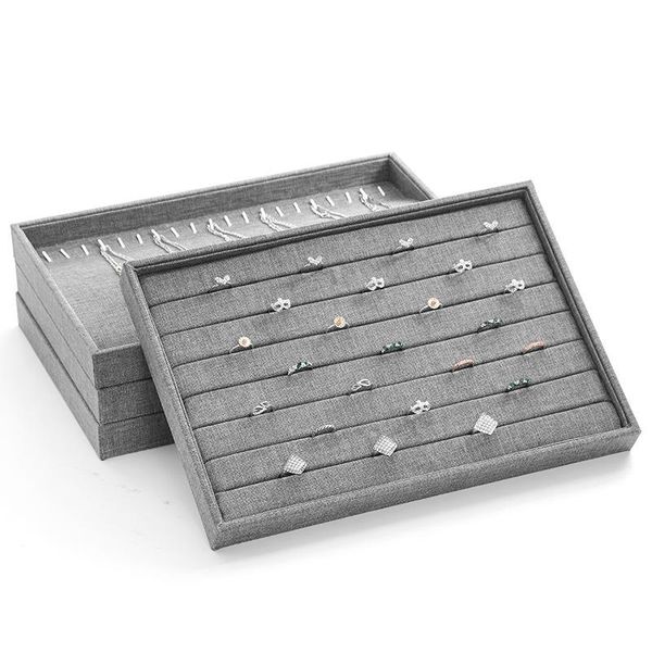 fashion gray linen jewelry tray organizer ring earring case bracelet holder necklace pendant display tray jewelry showcase, Pink;blue
fashion gray linen jewelry tray organizer ring earring case bracelet holder necklace pendant display tray jewelry showcase, Pink;blue