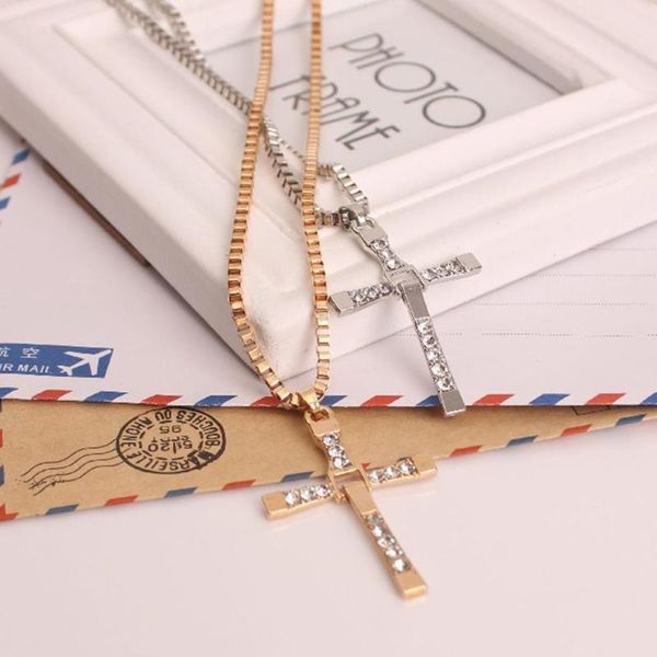 классический щепка крест rhinestone подвеска ожерелье мужчины женщины jewelry t5s8, Silver
классический щепка крест rhinestone подвеска ожерелье мужчины женщины jewelry t5s8, Silver