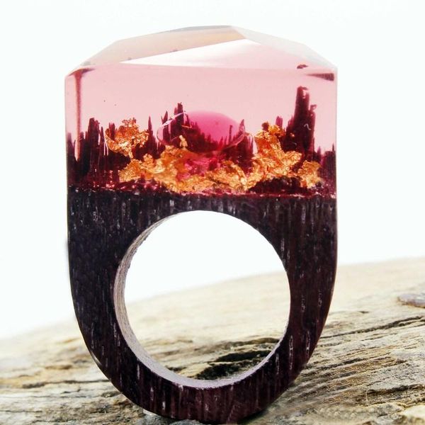 cluster rings wood resin ring for women handmade wooden secret magic inside forest wedding band female jewelry drop ship supplier gifts, Golden;silver
cluster rings wood resin ring for women handmade wooden secret magic inside forest wedding band female jewelry drop ship supplier gifts, Golden;silver
