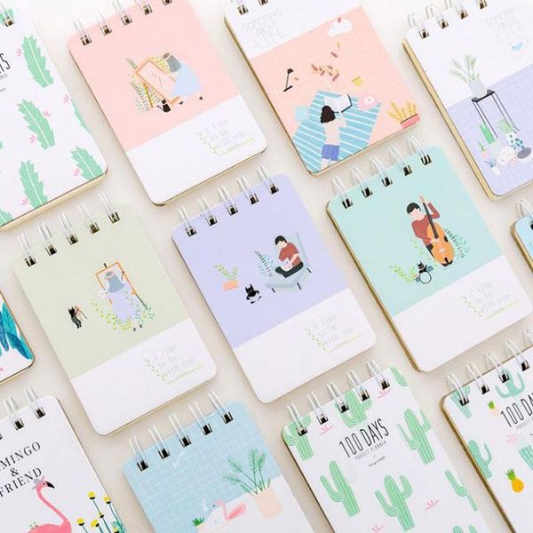 1 pcs cute cactus plant cartoon student turning coil portable pocket notepad kawaii for student gift school supplies1, Purple;pink
1 pcs cute cactus plant cartoon student turning coil portable pocket notepad kawaii for student gift school supplies1, Purple;pink