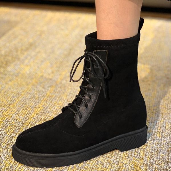 boots quality suede leather women's ankle shoes 2021 winter woman casual lace up black short snow
boots quality suede leather women's ankle shoes 2021 winter woman casual lace up black short snow