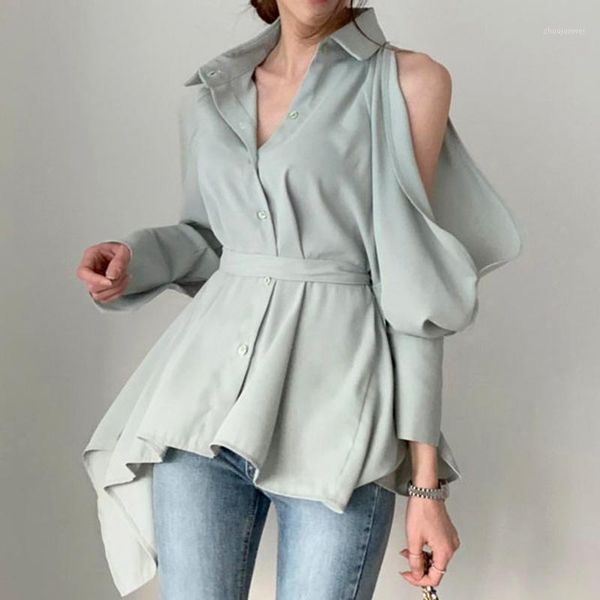 women's long-sleeved shirt spring summer solid hollow out strapless iantern sleeve slim shirts tee female blouse pl0461, White
women's long-sleeved shirt spring summer solid hollow out strapless iantern sleeve slim shirts tee female blouse pl0461, White