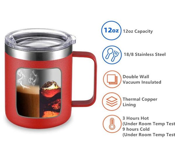 12oz mugs stainless steel coffee with handle double wall vacuum insulated tumbler travel cups coffee thermos with lids
12oz mugs stainless steel coffee with handle double wall vacuum insulated tumbler travel cups coffee thermos with lids