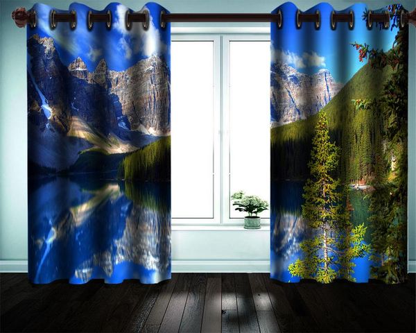 curtain & drapes 3d modern window beautiful snow mountain blue lake water romantic landscape decoration blackout curtains
curtain & drapes 3d modern window beautiful snow mountain blue lake water romantic landscape decoration blackout curtains