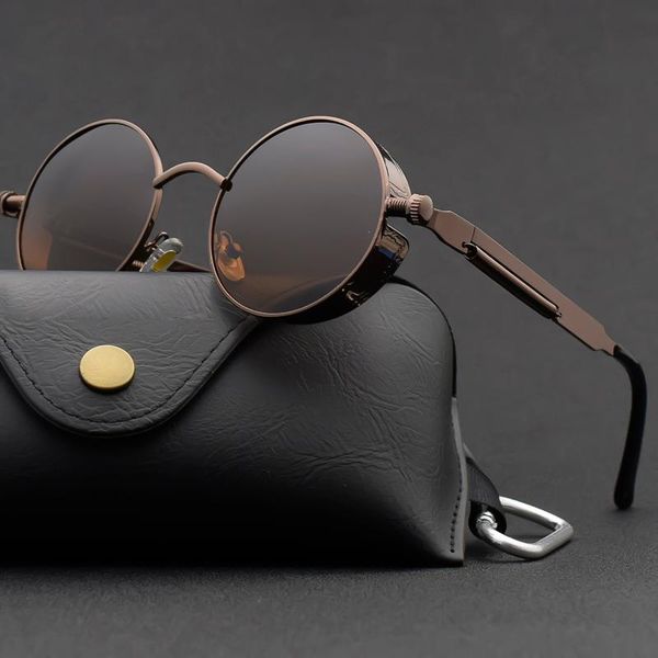sunglasses classic polarized men women brand designer vintage round metal frame sun glasses uv400, White;black
sunglasses classic polarized men women brand designer vintage round metal frame sun glasses uv400, White;black