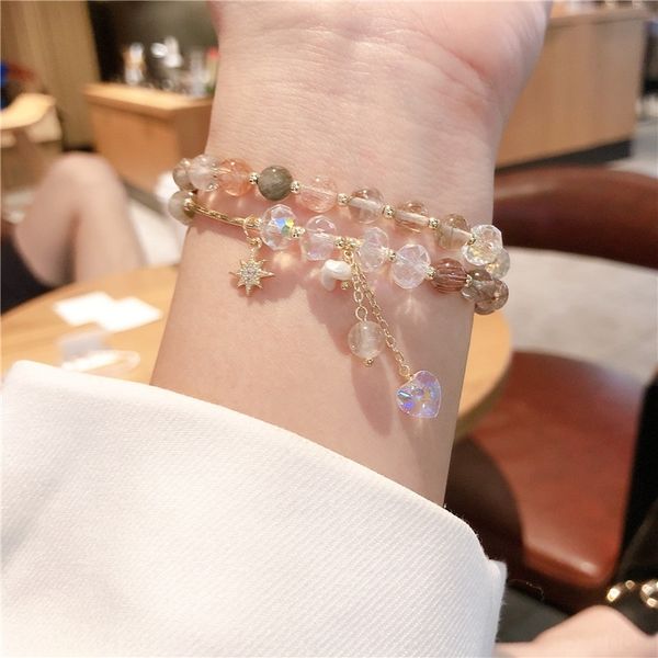 fg7tr korean version peach of of two fashion hair micro inlaid star love circles heart pendant bracelet pendant crystal bracelet crystal han, Golden;silver
fg7tr korean version peach of of two fashion hair micro inlaid star love circles heart pendant bracelet pendant crystal bracelet crystal han, Golden;silver