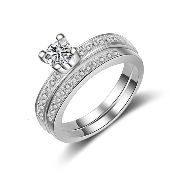 Luxurys Designers Fashion Jz057 new lovers 30 point ring set a pair of women's imitation diamond wedding ornaments, Silver
Luxurys Designers Fashion Jz057 new lovers 30 point ring set a pair of women's imitation diamond wedding ornaments, Silver