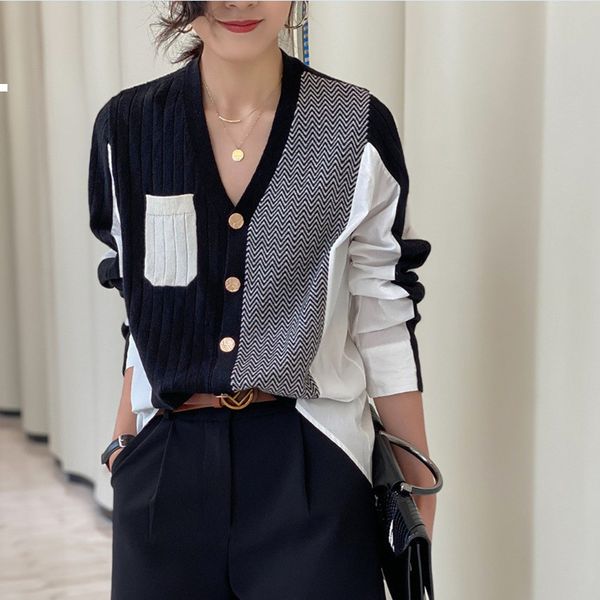 new shirt 2021 knitted or new autumn sweater alternate luxury designer mesh cardigan women's clothing vintage ooxl ogm4, White;black
new shirt 2021 knitted or new autumn sweater alternate luxury designer mesh cardigan women's clothing vintage ooxl ogm4, White;black
