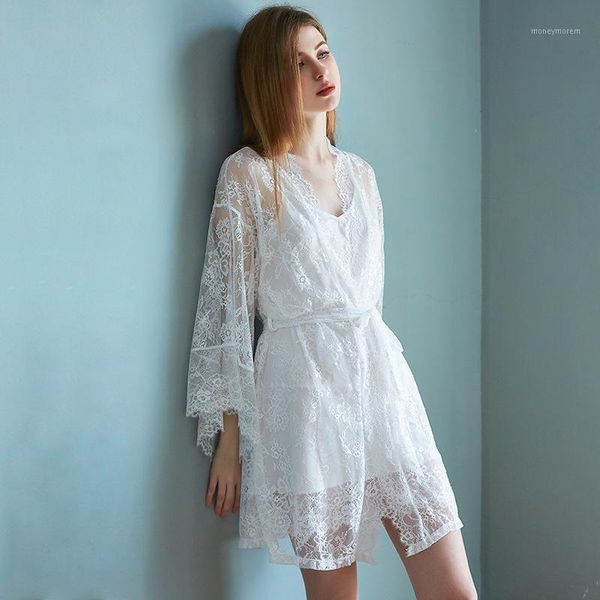 women's sleepwear simulation silk suspender nightdress lace nightgown two-piece suit ladies sets female robe lingerie set1, Black;red
women's sleepwear simulation silk suspender nightdress lace nightgown two-piece suit ladies sets female robe lingerie set1, Black;red