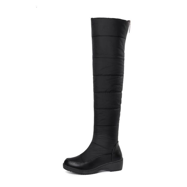 fashion 2021 new keep warm snowboots down knee on thigh high skin winter boots bq53, Black
fashion 2021 new keep warm snowboots down knee on thigh high skin winter boots bq53, Black