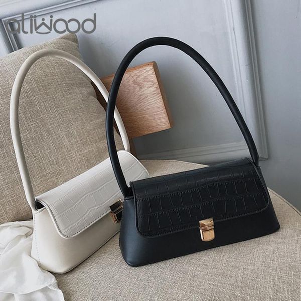 2020 new alligator crocodile leather mini women shoulder bags baguette bags armpit women's retro celebrity handbags bolsas
2020 new alligator crocodile leather mini women shoulder bags baguette bags armpit women's retro celebrity handbags bolsas