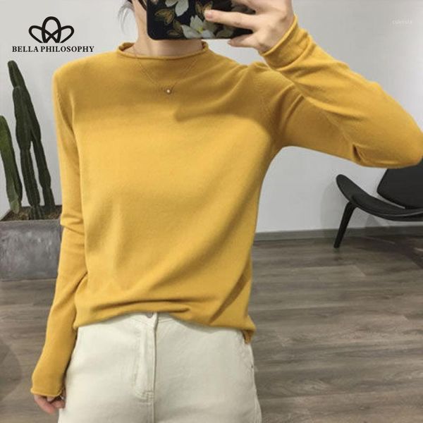 bella philosophy 2019 autumn solid color o-neck women sweater korean style lady long sleeve knitted pullover female jumper1, White;black
bella philosophy 2019 autumn solid color o-neck women sweater korean style lady long sleeve knitted pullover female jumper1, White;black