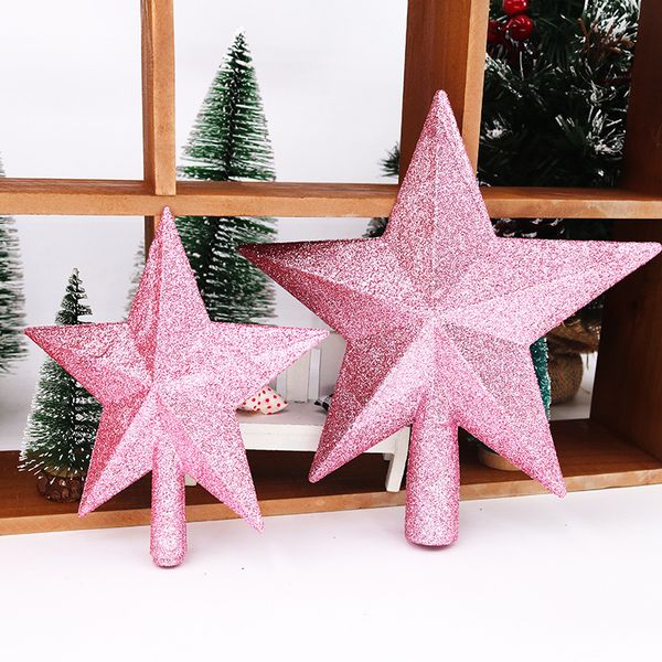 5pcs/lot christmas tree star 15/20cm merry christmas decorations shiny gold powder five-pointed star new year's ornament
5pcs/lot christmas tree star 15/20cm merry christmas decorations shiny gold powder five-pointed star new year's ornament