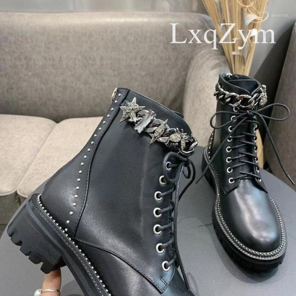 boots italian stylish handmade real leather women low heel rivets metal crystal chain decor botas motorcycle short boots1, Black
boots italian stylish handmade real leather women low heel rivets metal crystal chain decor botas motorcycle short boots1, Black