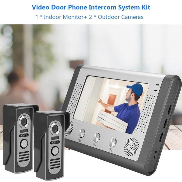 7inches lcd video door phone wifi intercom doorbell system kit home security video peephole
7inches lcd video door phone wifi intercom doorbell system kit home security video peephole