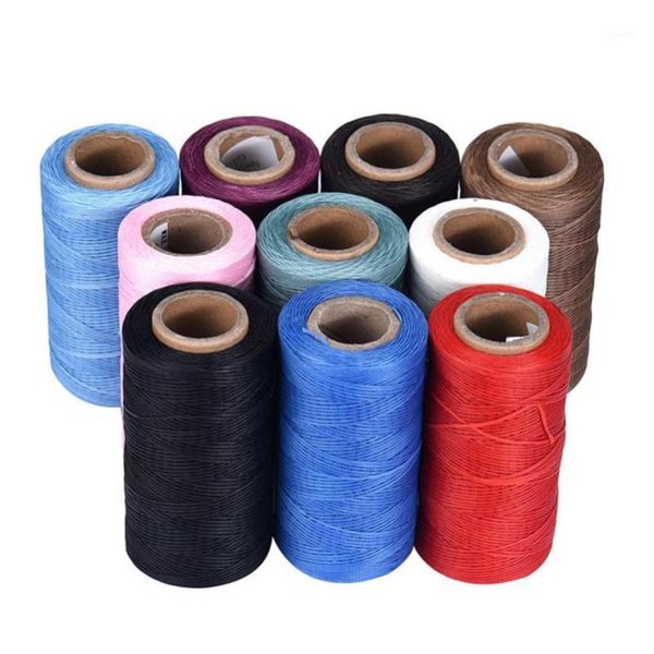 260m leather sewing waxed thread 1mm for upholstery shoes luggage wholesale a101, Black;white
260m leather sewing waxed thread 1mm for upholstery shoes luggage wholesale a101, Black;white