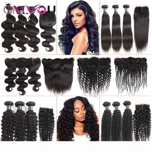 brazilian virgin hair lace frontal bundles 9a grade peruvian human hair extensions deep wave curly hair weaves closure with 3 bundles, Black;brown
brazilian virgin hair lace frontal bundles 9a grade peruvian human hair extensions deep wave curly hair weaves closure with 3 bundles, Black;brown