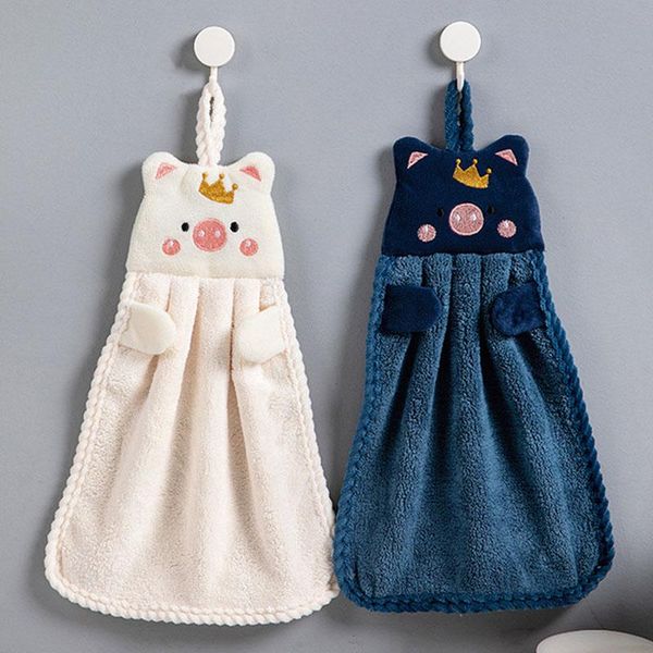1pcs hand towel wall mounted embroidery kitchen supplies korean style soft cartoon pig for household handkerchief
1pcs hand towel wall mounted embroidery kitchen supplies korean style soft cartoon pig for household handkerchief