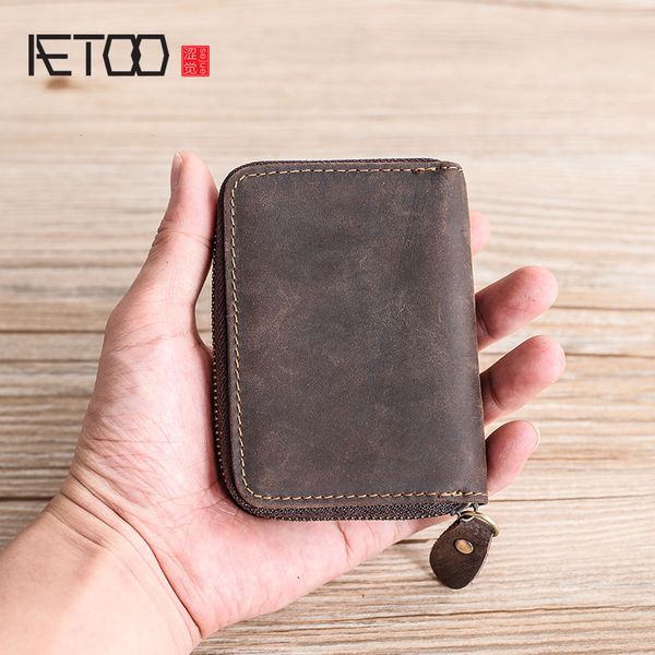 hbp aetoo handmade card bag, male leather large-capacity organ docard card bag, female simple cowhide wallet, Brown;gray
hbp aetoo handmade card bag, male leather large-capacity organ docard card bag, female simple cowhide wallet, Brown;gray